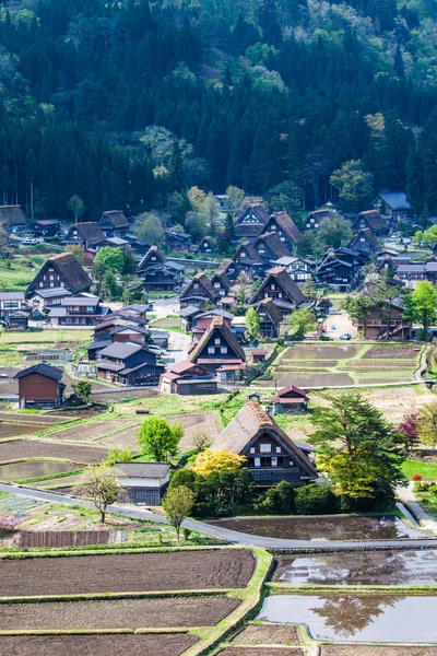 Traditionelles und historisches japanisches Dorf ogimachi - shirakawa-go, japan — Stockfoto