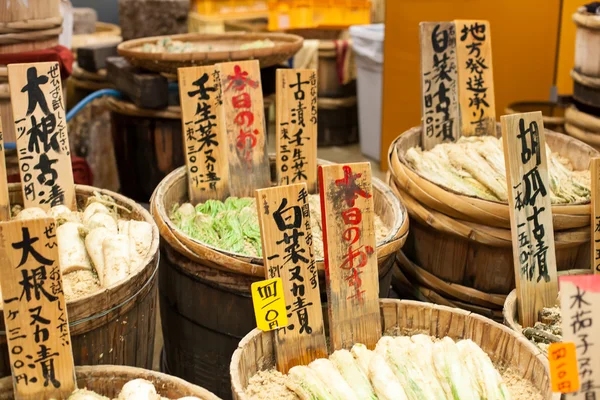 Tradycyjny rynek w Japonii. — Zdjęcie stockowe