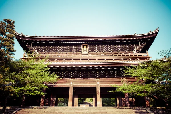 De hoofdpoort van chion-in tempel in kyoto — Stockfoto