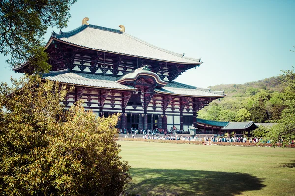 Todaiji Budist tapınağı antik Japon başkentinde nara — Stok fotoğraf