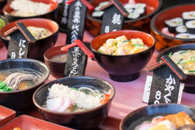 geleneksel çarşı içinde Japonya. 