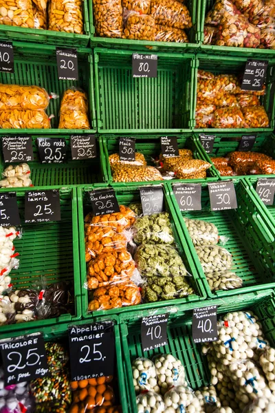 Plantaardige markt in oslo, Noorwegen. — Stockfoto