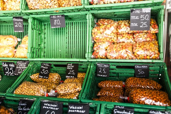 Marché aux légumes à Oslo, Norvège . — Photo