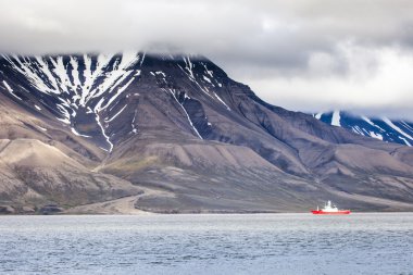 güzel doğal görünümü spitsbergen (svalbard Adası), Norveç