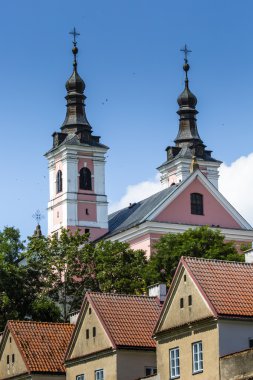 Kilise ve hermitages, camaldolese Manastırı, wigry, Polonya 