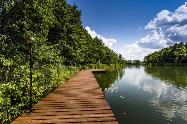 Lake wigry Nationaalpark. Polen — Stockfoto
