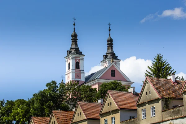 Kerk en kapellen in camaldolese klooster in wigry, Polen — Stockfoto