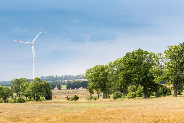 Wind turbines in Poland — Stock Photo, Image