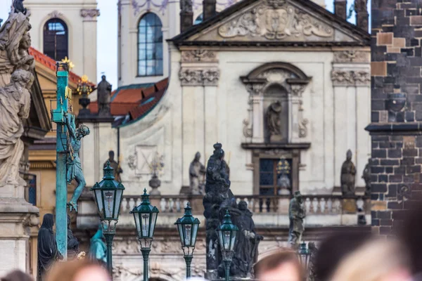 Prag 'daki Charles Köprüsü — Stok fotoğraf