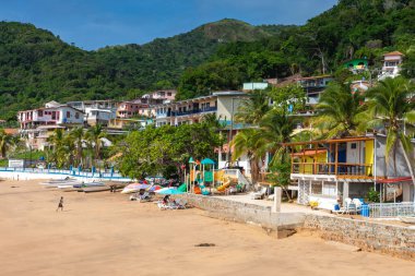 Taboga Adası. Panama City, Panama yakınlarındaki Pasifik 'teki tropik ada.