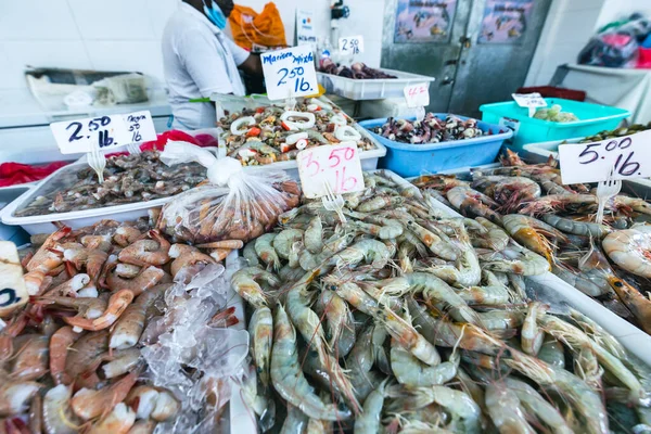 Close Koning Garnaal Markt — Stockfoto