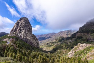 Roque Agando.La Gomera. Kanarya Adaları, İspanya. 