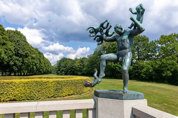 Oslo Norge Juli 2021 Skulpturer Vigeland Frogner Park Oslo Norge — Stockfoto