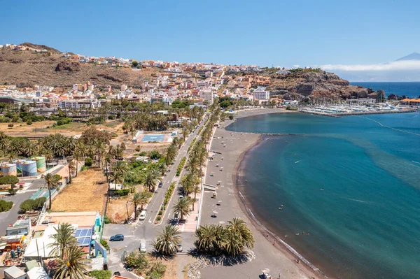 Gomera Aerial Photo San Sebastian Marina Town Gomera Canary Islands — Stockfoto