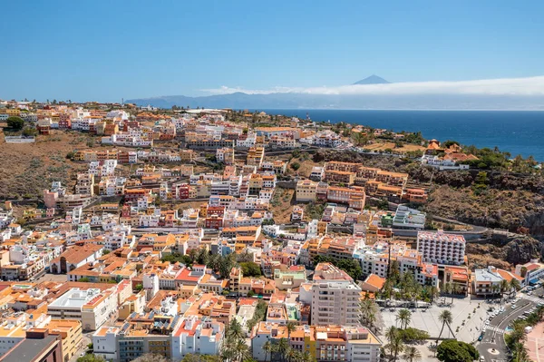 Gomera Luftaufnahme Des Yachthafens Und Der Stadt San Sebastian Gomera — Stockfoto