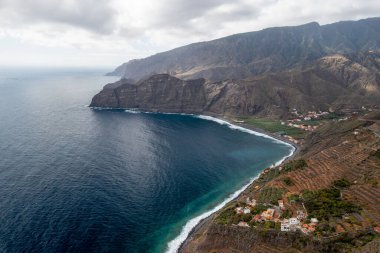  Vallehermoso yukarıdan. La Gomera, Kanarya Adaları.