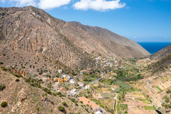 Vallehermoso Van Boven Gomera Canarische Eilanden — Stockfoto