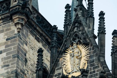 Prag 'da eski bir kasaba, Çek Cumhuriyeti. Prag Popüler Turist Durgunluğu.