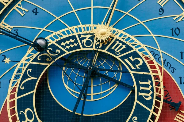 Orologio Astronomico Praga Nel Centro Storico Praga — Foto Stock