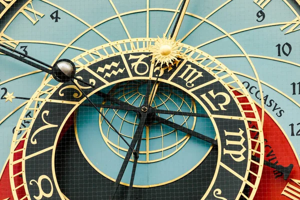 Orologio Astronomico Praga Nel Centro Storico Praga — Foto Stock