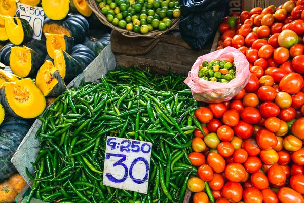 Городском Центральном Рынке Канди Можно Найти Фрукты Овощи Мясо Рыбу — стоковое фото