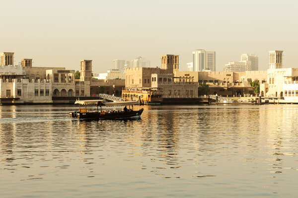 Dubai Bay Creek, Deira Old Town. United Arab Emirates. Middle East. 