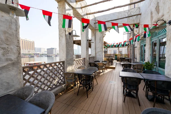 Geleneksel Arap Tarzı Restoranı Dubai Deira Eski Kasabası Birleşik Arap — Stok fotoğraf