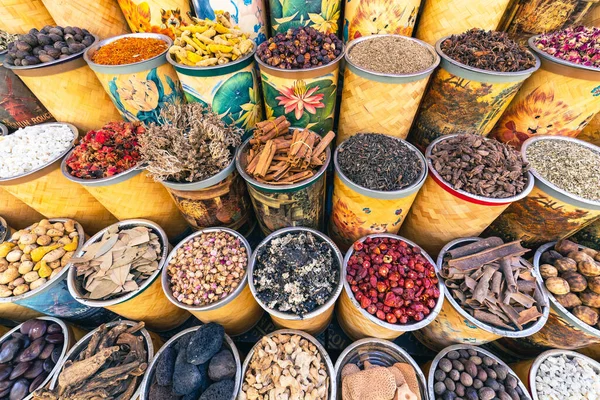 Dubai Spice Souk Traditional Bazaar Dubai United Arab Emirates Uae — Stock Photo, Image