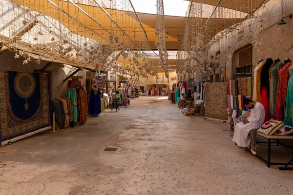 Seef Distrito Histórico Tradicional Arquitetura Árabe Dubai Deira Cidade Velha — Fotografia de Stock