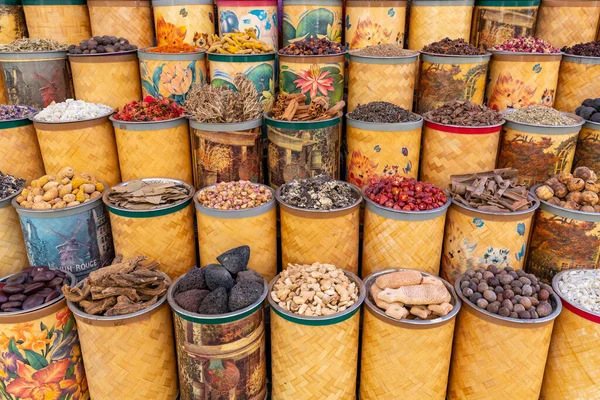 Dubai Spice Souk Traditional Bazaar Dubai United Arab Emirates Uae — Stock Photo, Image