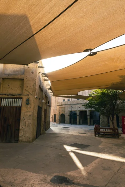 Традиційний Історичний Район Арабської Архітектури Старе Місто Дубай Дейра Єднані — стокове фото
