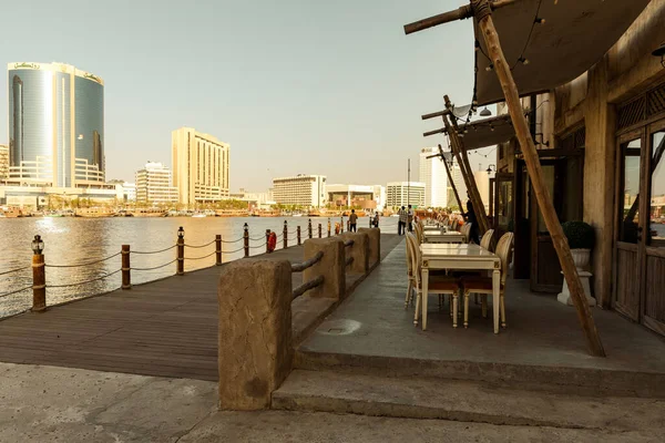 Seef Traditioneller Historischer Bezirk Arabischer Architektur Dubai Deira Old Town — Stockfoto