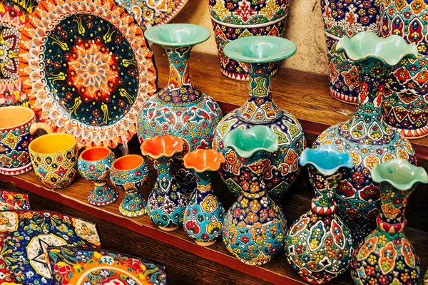 Loja Recordações Dubai Grand Souk Tradicional Bazar Estilo Árabe Dubai — Fotografia de Stock