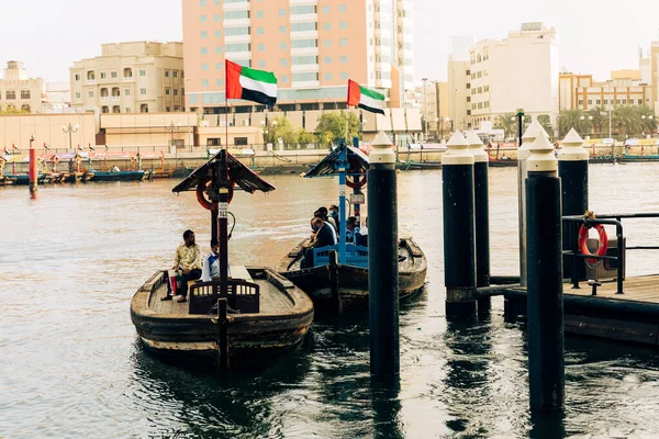 Seef Geleneksel Arap Bölgesi Mimarisi Dubai Deira Eski Kasabası Birleşik — Stok fotoğraf