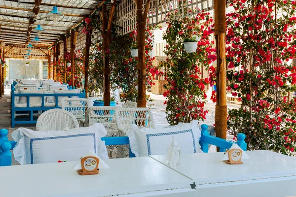 Restaurante Tradicional Estilo Árabe Dubai Deira Cidade Velha Emirados Árabes — Fotografia de Stock