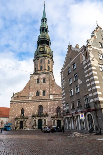 Riga Old Town Medieval Gothic Architecture Riga Capital Latvia Baltic — Stock Photo, Image