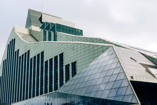 Bibliothèque Nationale Lettone Château Lumière Riga Capitale Lettonie Pays Baltes — Photo