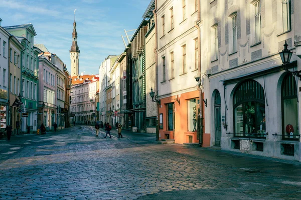 Città Vecchia Tallin Architettura Gotica Medievale Tallin Capitale Dell Estonia — Foto Stock