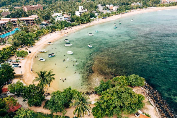 Воздушный Вид Пляж Унаватуне Шри Ланка — стоковое фото