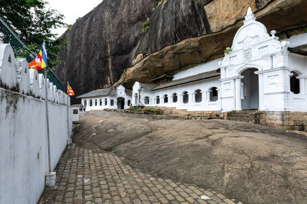Dambulla Grotttempel Dambulla Grotttemplet Ett Världsarv Nära Dambulla Stad Sri — Stockfoto