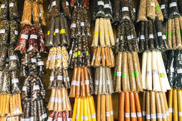 Especias Tradicionales Mercado Local Sri Lanka — Foto de Stock