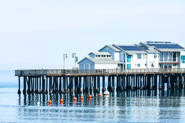 Stearn Wharf Santa Barbara California Usa Pier Completed 1872 Popular — Stock Photo, Image