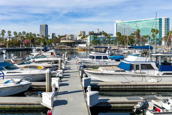 Shoreline Village Rainbow Harbor Long Beach Kalifornien Usa — Stockfoto