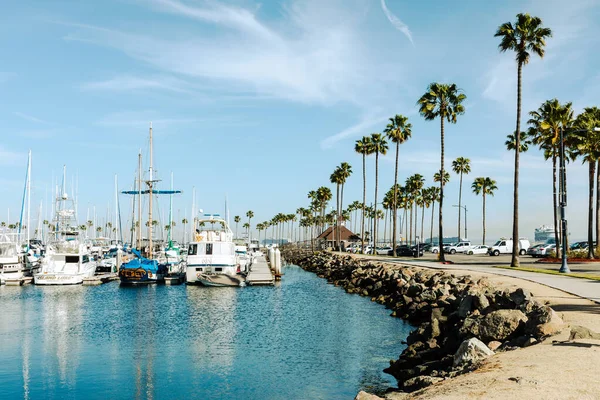 Shoreline Village Rainbow Harbor Long Beach Kalifornien Usa — Stockfoto