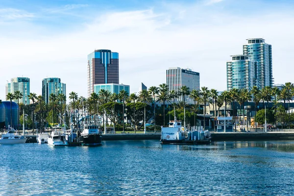 Shoreline Village Στο Rainbow Harbor Στο Long Beach Καλιφόρνια Ηπα — Φωτογραφία Αρχείου