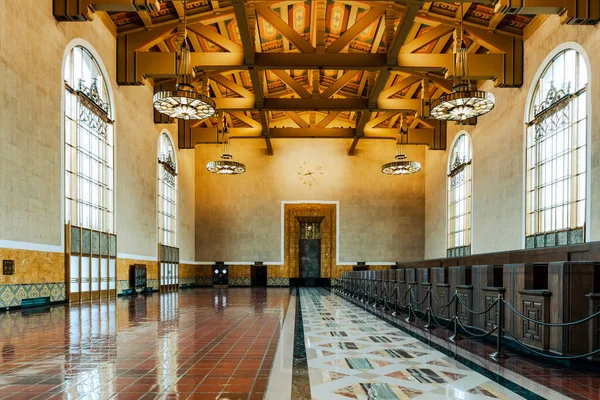 Los Angeles Abd Mart 2022 Union Station Restore Edilmiş Sanat — Stok fotoğraf