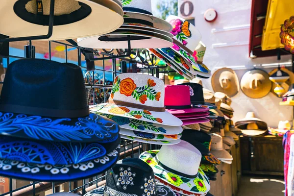 Chapeaux Paille Magasin Chapeau Paille — Photo