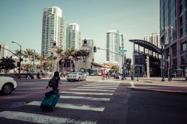 San Diego City, Downtown Cityscape, San Diego California, ABD 