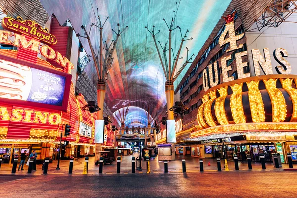 Las Vegas Usa March 2022 Fremont Street Las Vegas Street — Stock Photo, Image