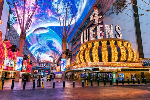 Las Vegas Usa Marzo 2022 Fremont Street Las Vegas Strada — Foto Stock